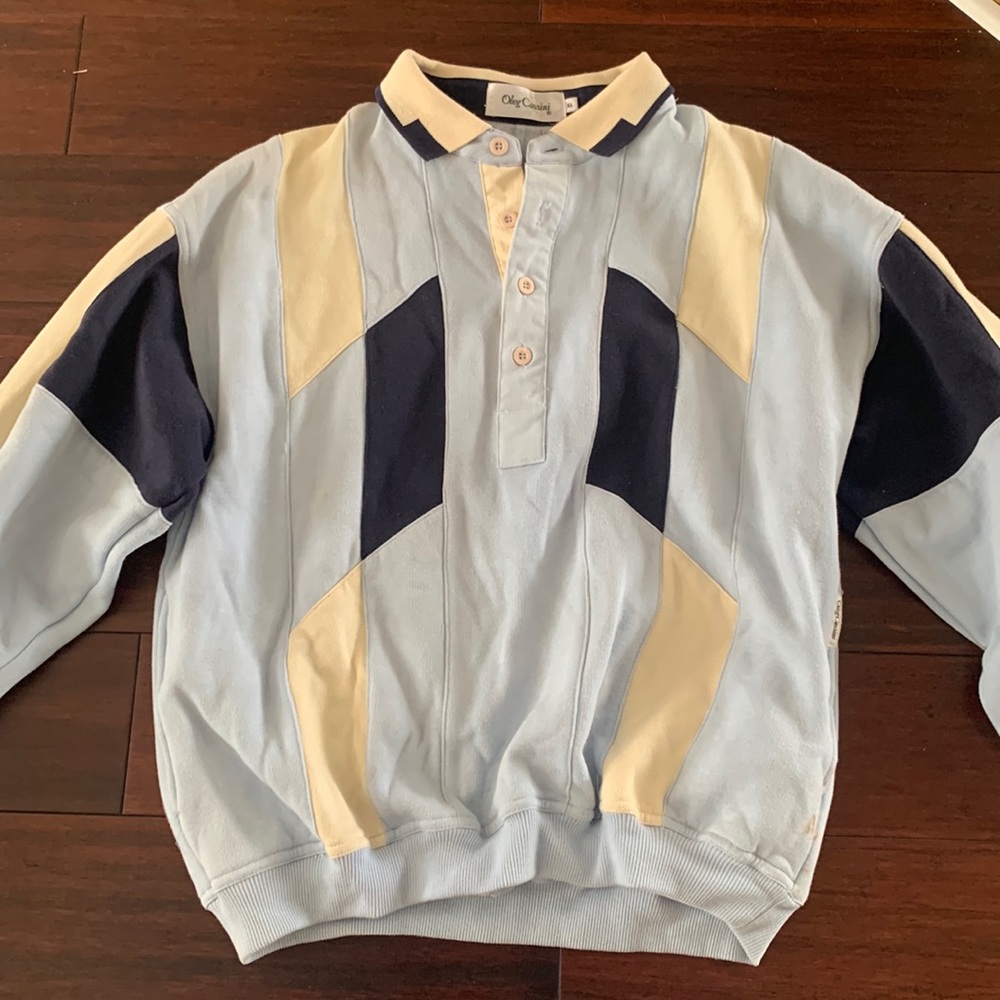 Oleg Cassini Sweater With Buttons